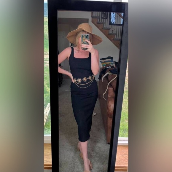 Celestial Sun Multi Layer Chain Statement Belt Metal Waist Belt gold New… - Picture 3 of 6